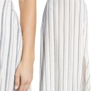 Caslon linen blend midi skirt size large